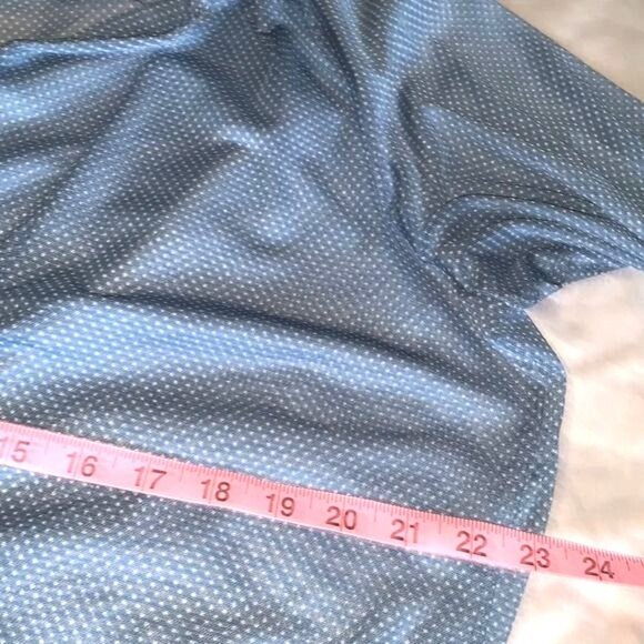 One More Thyme Womens Sheer Blue Duster Cardigan Size 2X - Picture 8 of 9